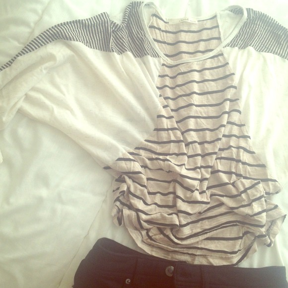 Dolman Sleeve Striped Top