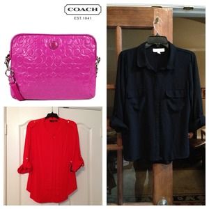 TRADE @ashleygeiman COACH IPAD case  & 2 blouses