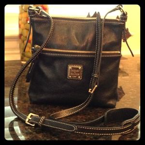 DOONEY & BOURKE Black Leather Cross-body