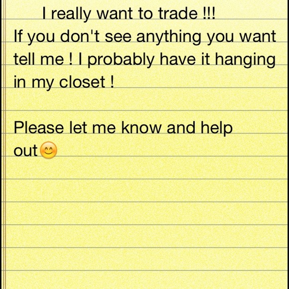 I want to trade !