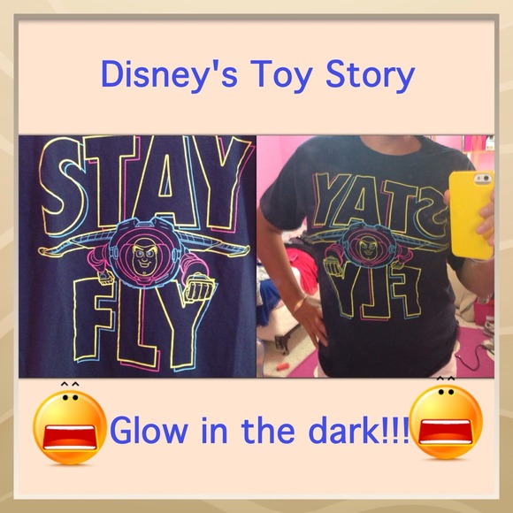 Glow in the dark buzz lightyear shirt ☺
