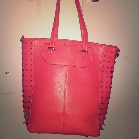 NEVER USED adorable studded and spikes handbag