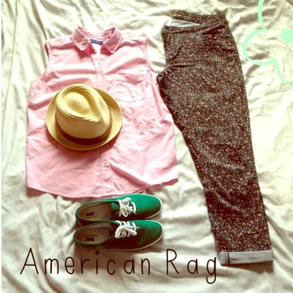 ✖Sold✖American Rag Floral Pants