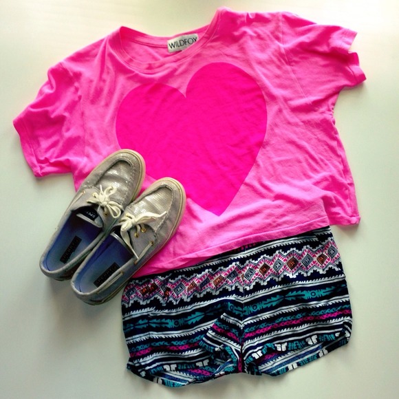 Wildfox heart crop