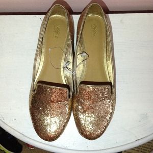 Sparkly Gold Dress Shoes
