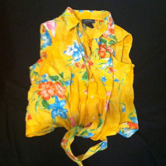 Flower Ralph Lauren shirt