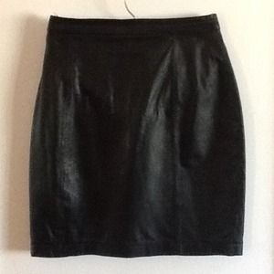 Vintage Leather mini skirt - soft!
