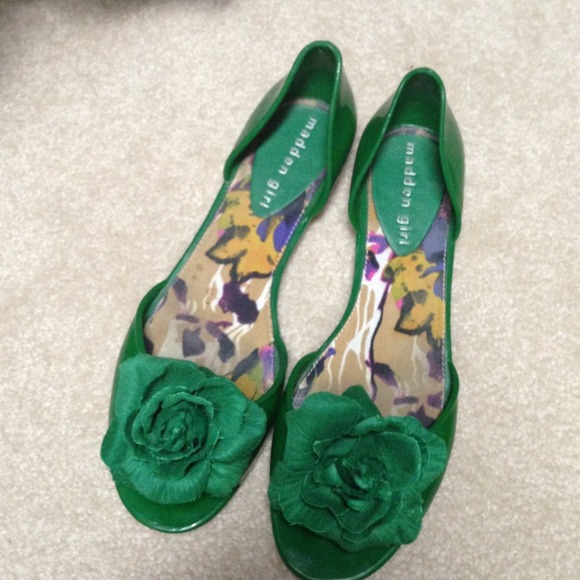 Madden girl green shoes