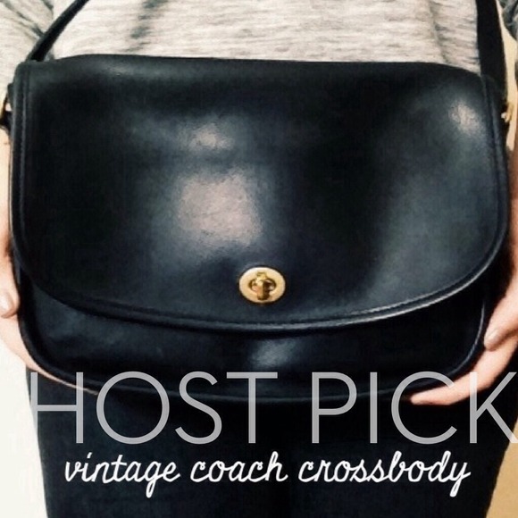 ⬇️⬇️EXCELLENT Cond. Vintage Coach Black Crossbody
