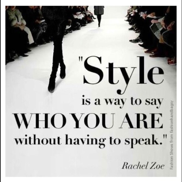 Rachel Zoe says it all!!