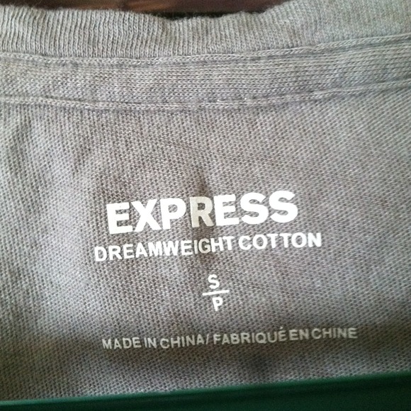 Gray express sequined "thinking of you" shirt - Picture 3 of 4