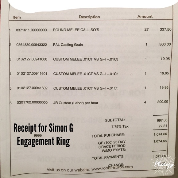 Simon G Wedding Ring Set - Picture 3 of 4