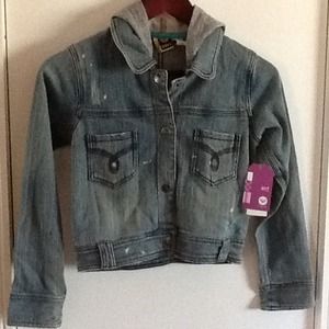 Foxy girl's denim jacket