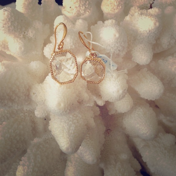 🍒20% off 🍒18K gold crystal drop earrings