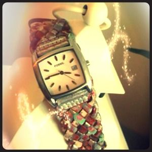 Braided Fossil Watch⌚