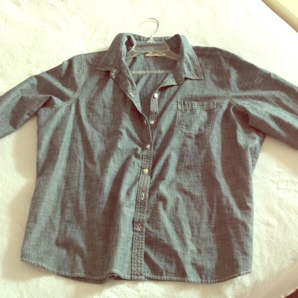 Plus size jean shirt- by old navy