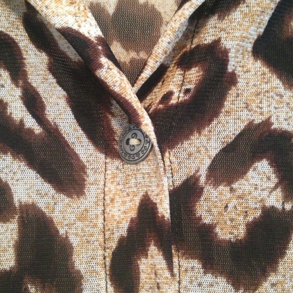 Leopard stretchy shirt - Picture 2 of 2