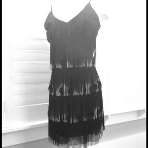 Bacci Sleeveless Flapper Styled Dress