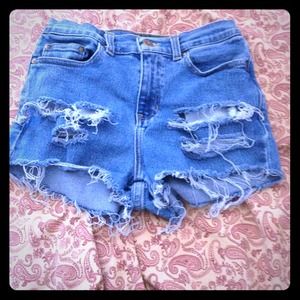 High waisted shorts