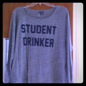 urban outfitters "student drinker" tshirt