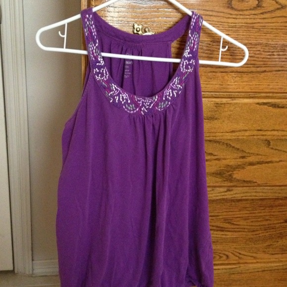 Purple blouse