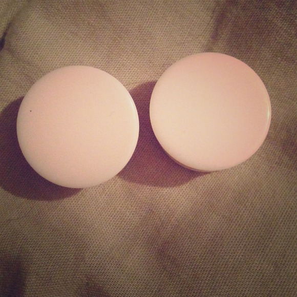 White plugs.