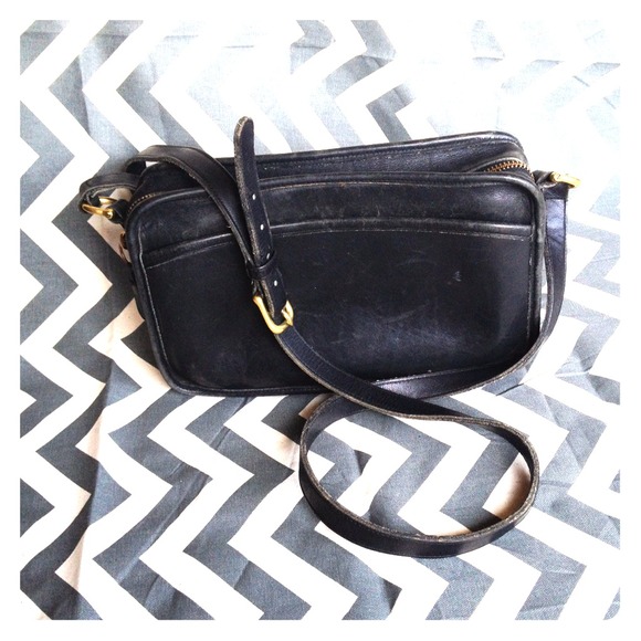 SOLD! Coach Purse vintage black leather