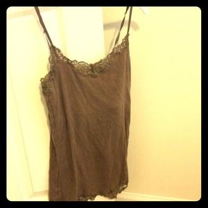 Brown Camisole with lace