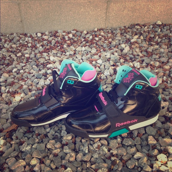 Reebok classic Trainer mid blk/green/hot lipa/aq