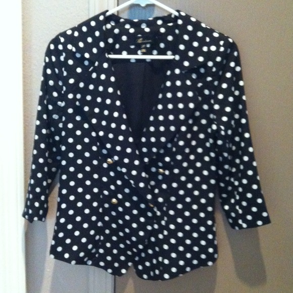 Polka Dot Blazer