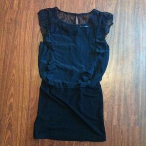 F21 Lace Trim Dress