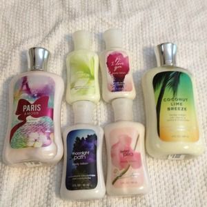 🚫Traded🚫Bath and body works lotion bundle!!