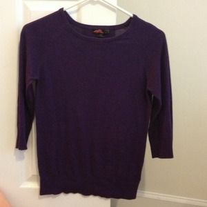 Purple sweater