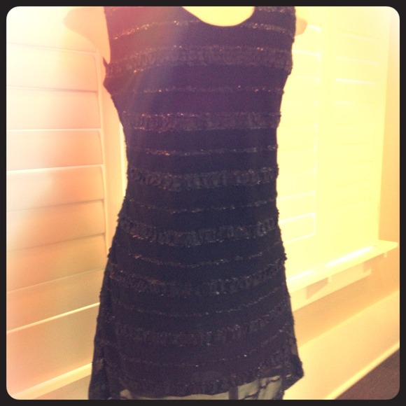 Bacci Tank Black Lurex Dress