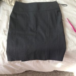 Express grey pencil skirt