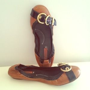 BCBG MaxAzria Leather Flats