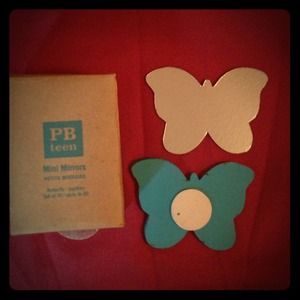 Mini butterfly mirrors for wall 20 in a box