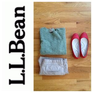 L.L. Bean Cable Knit Sweater