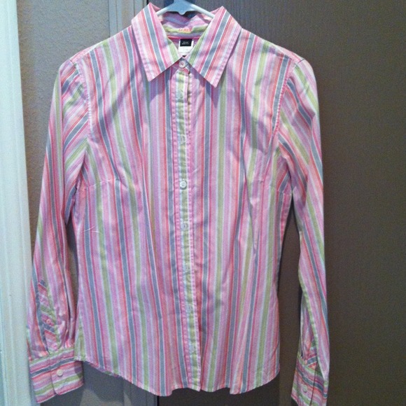 Candy Striped JCrew Shirt