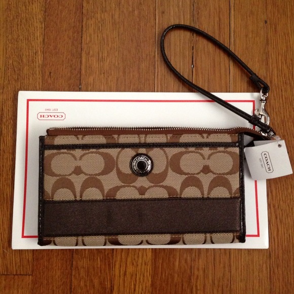 Coach clutch wallet