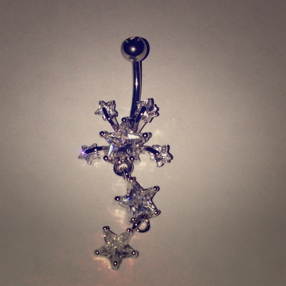 SOLD OFF SITE!! Brand new starburst belly ring - Picture 1 of 1