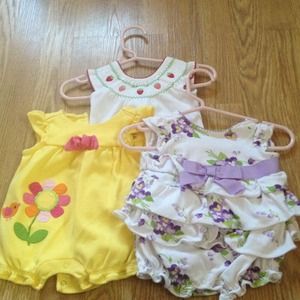 Gymboree 3 piece sun suit set