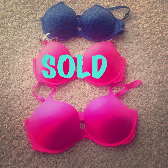 Pink bras!