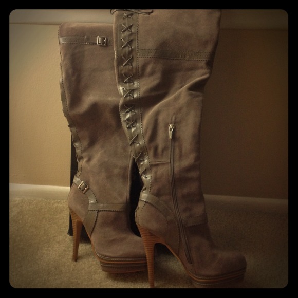 Over the Knee Suede Boot