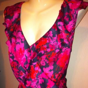 Ruffle front elastic waist top--gorgeous!