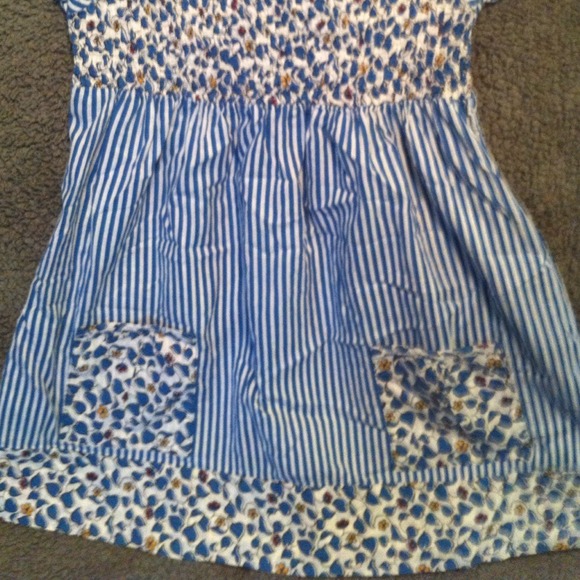 STRIPED AND FLORAL TOP - Picture 2 of 2