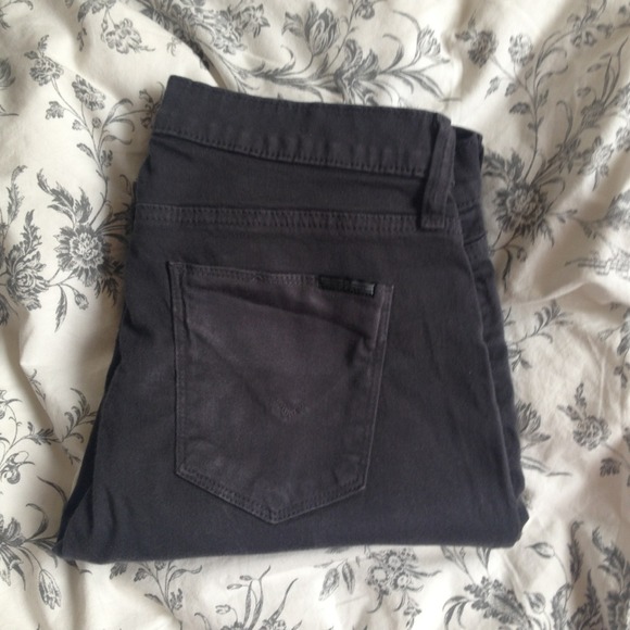 Hudson Charcoal Grey Skinny Jeans SIZE 28