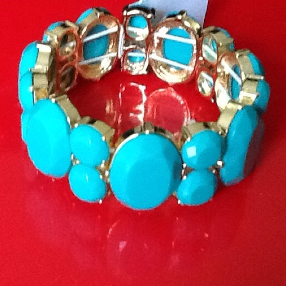 ✂✂✂🎀🎀J CREW🎀🎀MUTED CRYSTAL STRETCH BRACELET - Picture 3 of 4