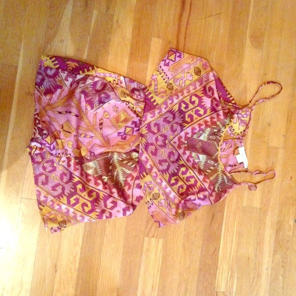Urban Outfitters Patterned Romper