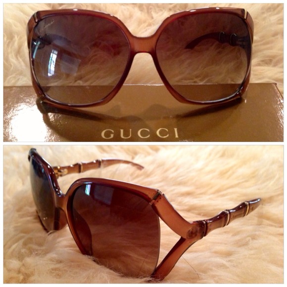 Authentic Gucci Bamboo Sunglasses